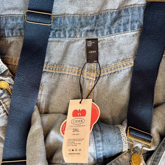 NWT Cider Denim Overalls - 3X - Picture 3 of 3
